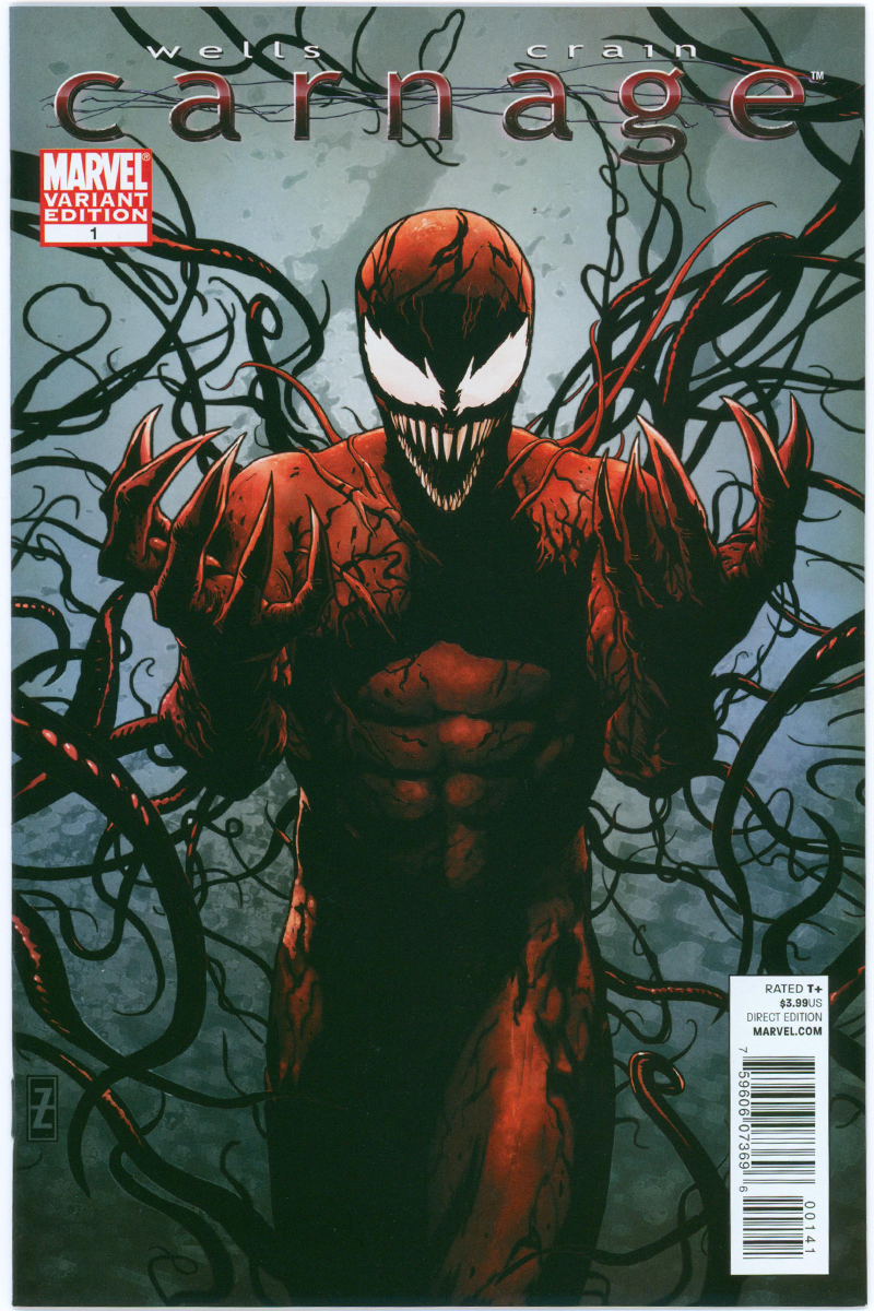 Carnage 1 - 1:20 Zircher Variant - 2010 NM