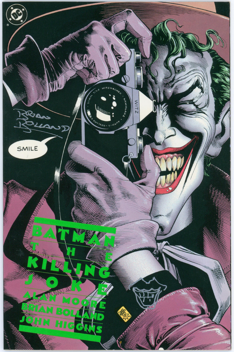 Batman: The Killing Joke - 1st Print, Signed & Remarqued by Brian Bolland - 1988 VF-