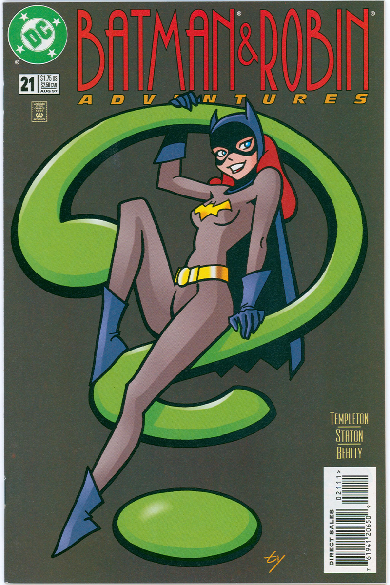 Batman & Robin Adventures 21 - Ty Templeton Cover - 1997 VF+