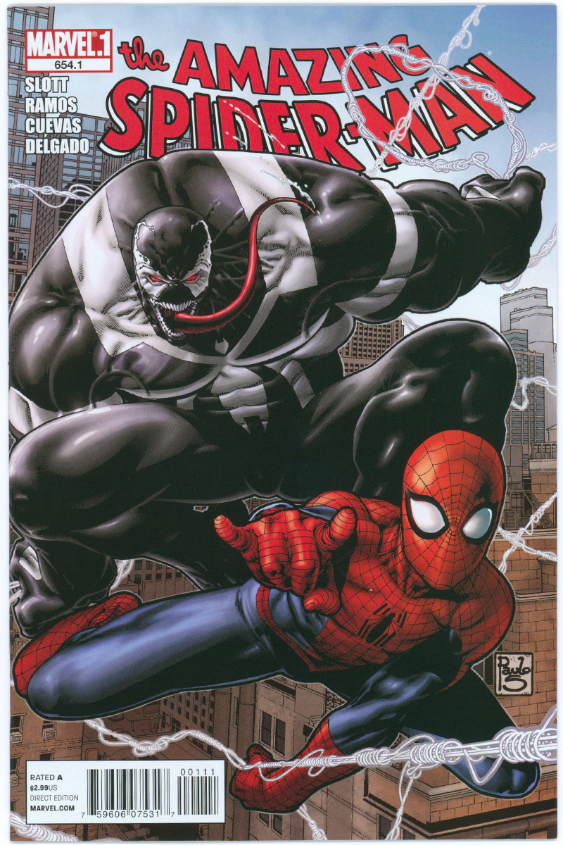 Amazing Spider-Man Vol 2. 654.1 - 1st Solo App. Flash Thompson as Venom - 2011 NM-