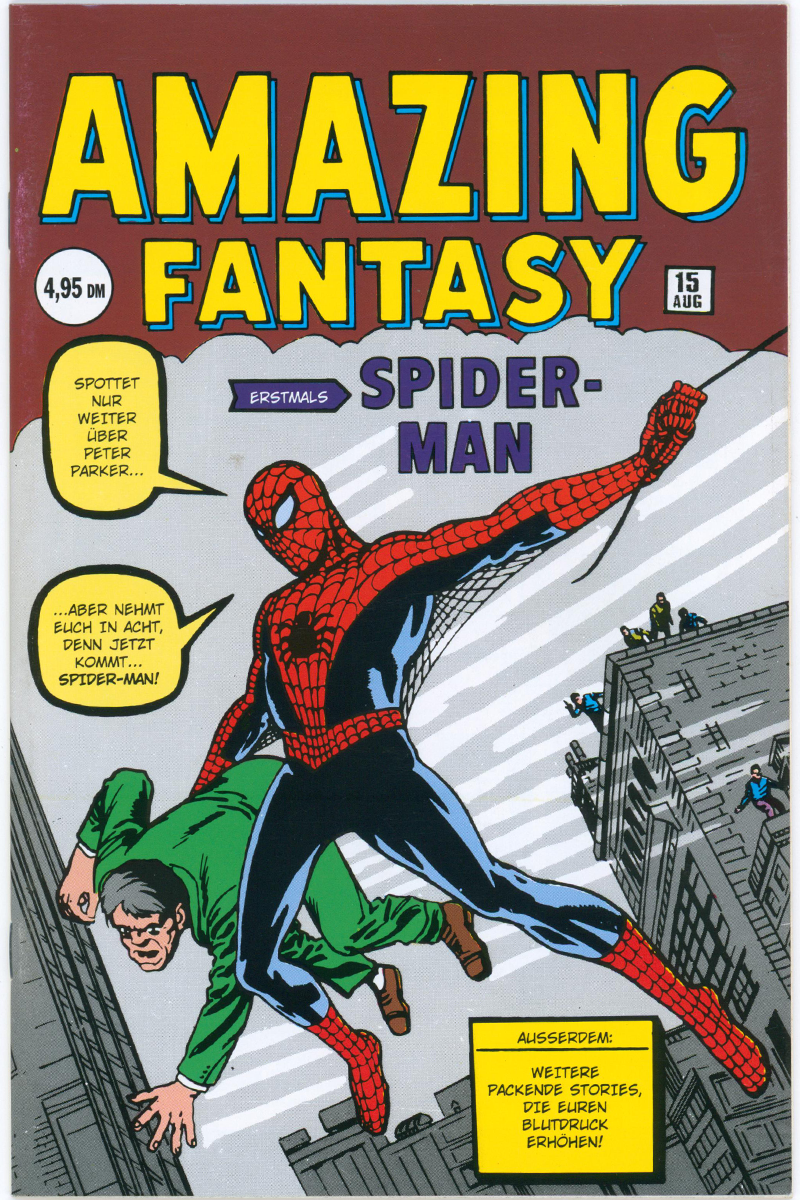 Amazing Fantasy 15 - German Edition - 1999 VF-