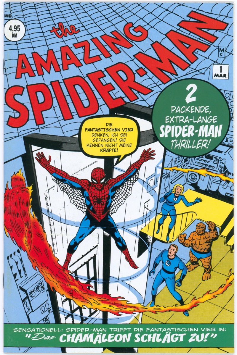 Amazing Spider-Man Vol 1. 001 - German Edition - 1999 VF/NM