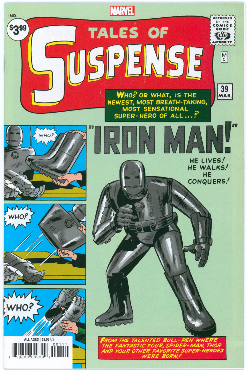 Tales Of Suspense 039 - Facsimile Edition - 2020 VF