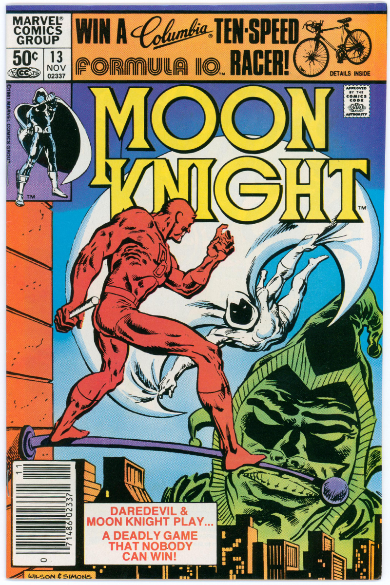 Moon Knight Vol 1. 13 - Newsstand Edition - 1981 VF-