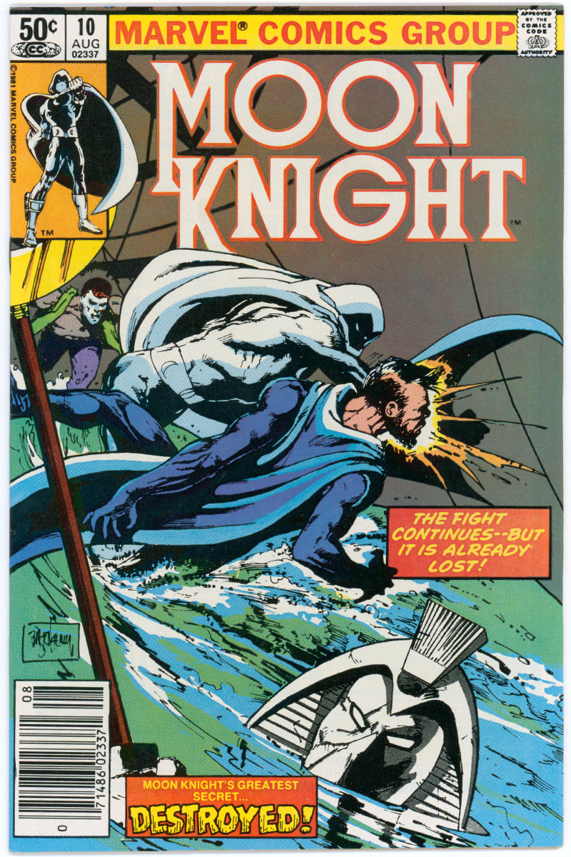 Moon Knight Vol 1. 10 - Newsstand Edition - 1981 NM-