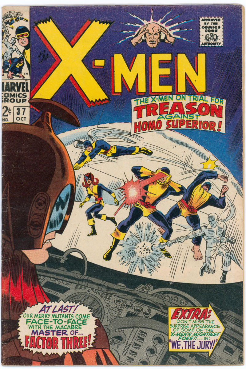 X-Men Vol 1. 037 - 1st App. Mutant-Master - 1967 VG/FN