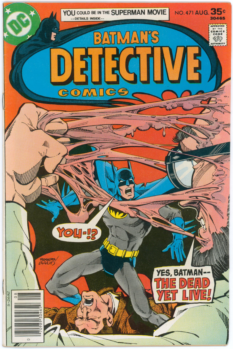 Detective Comics 0471 - 1st. Modern Age App. Hugo Strange - 1977 FN+