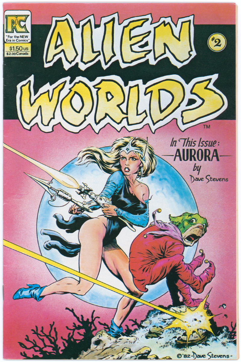 Alien Worlds Vol 1. 2 - Dave Stevens Cover - 1983 FN+