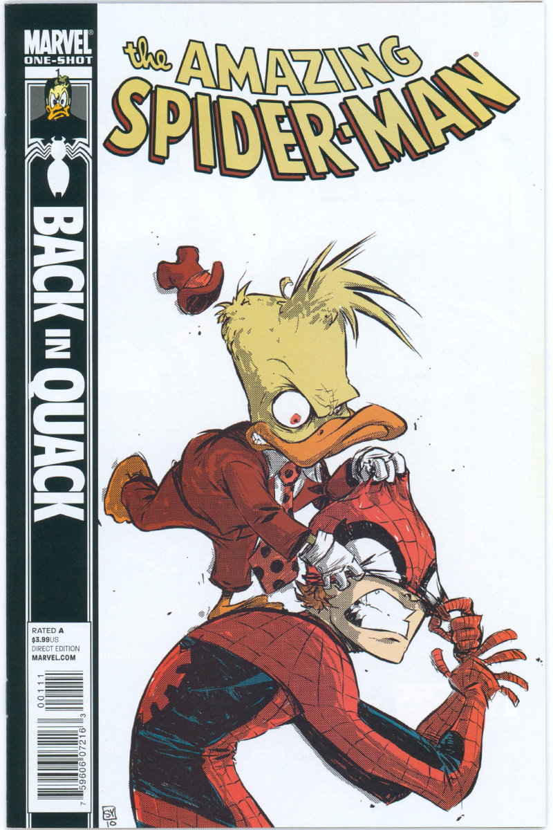 Amazing Spider-Man: Back In Quack 1 - Skottie Young Cover - 2010 VF/NM