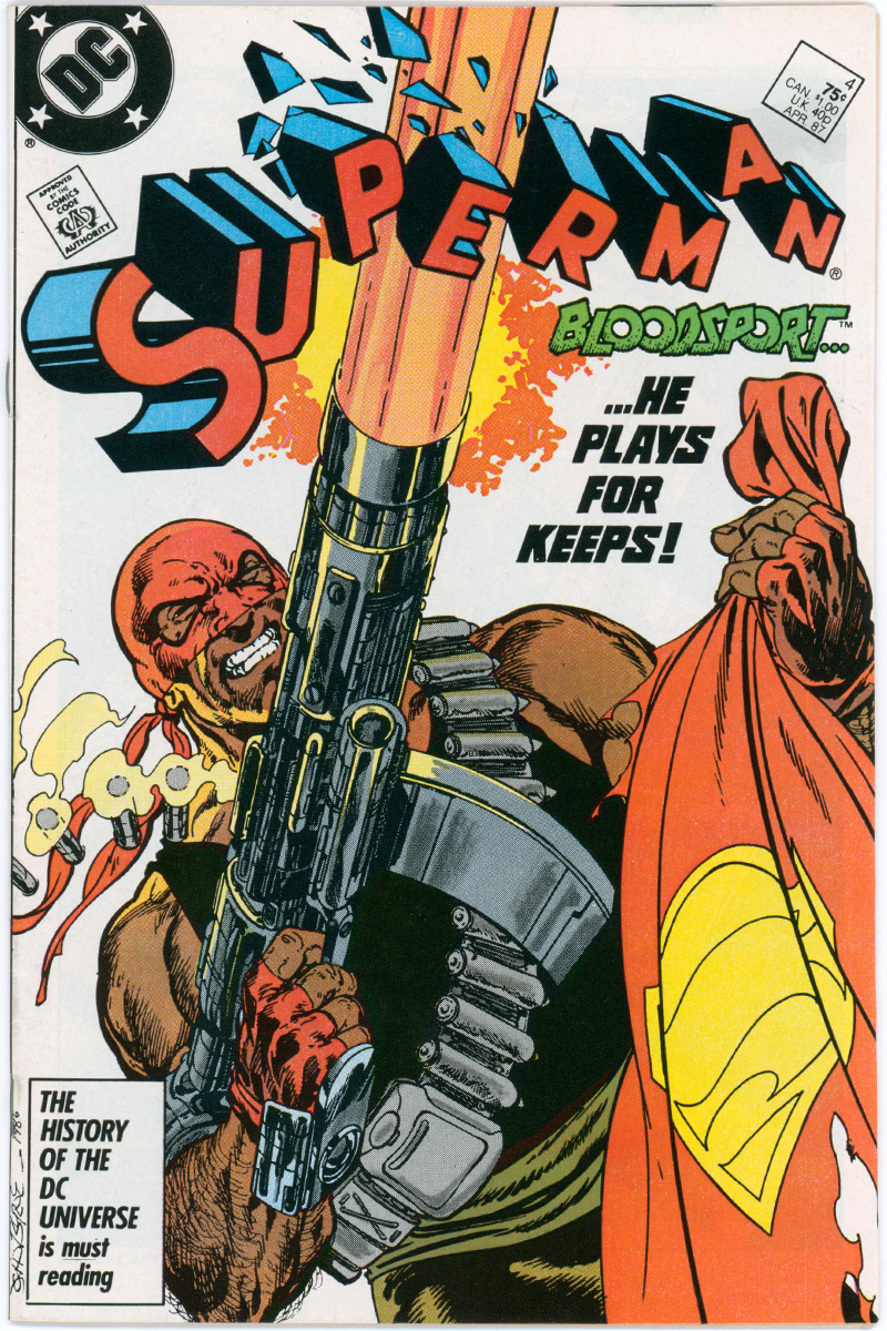 Superman Vol 2. 004 - 1st App. Bloodsport - 1987 VF-
