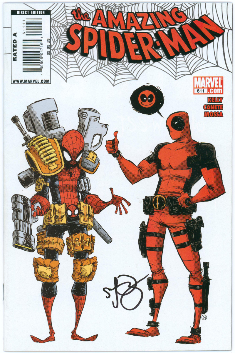 Amazing Spider-Man Vol 2. 611 - Signed by Skottie Young - 2010 VF