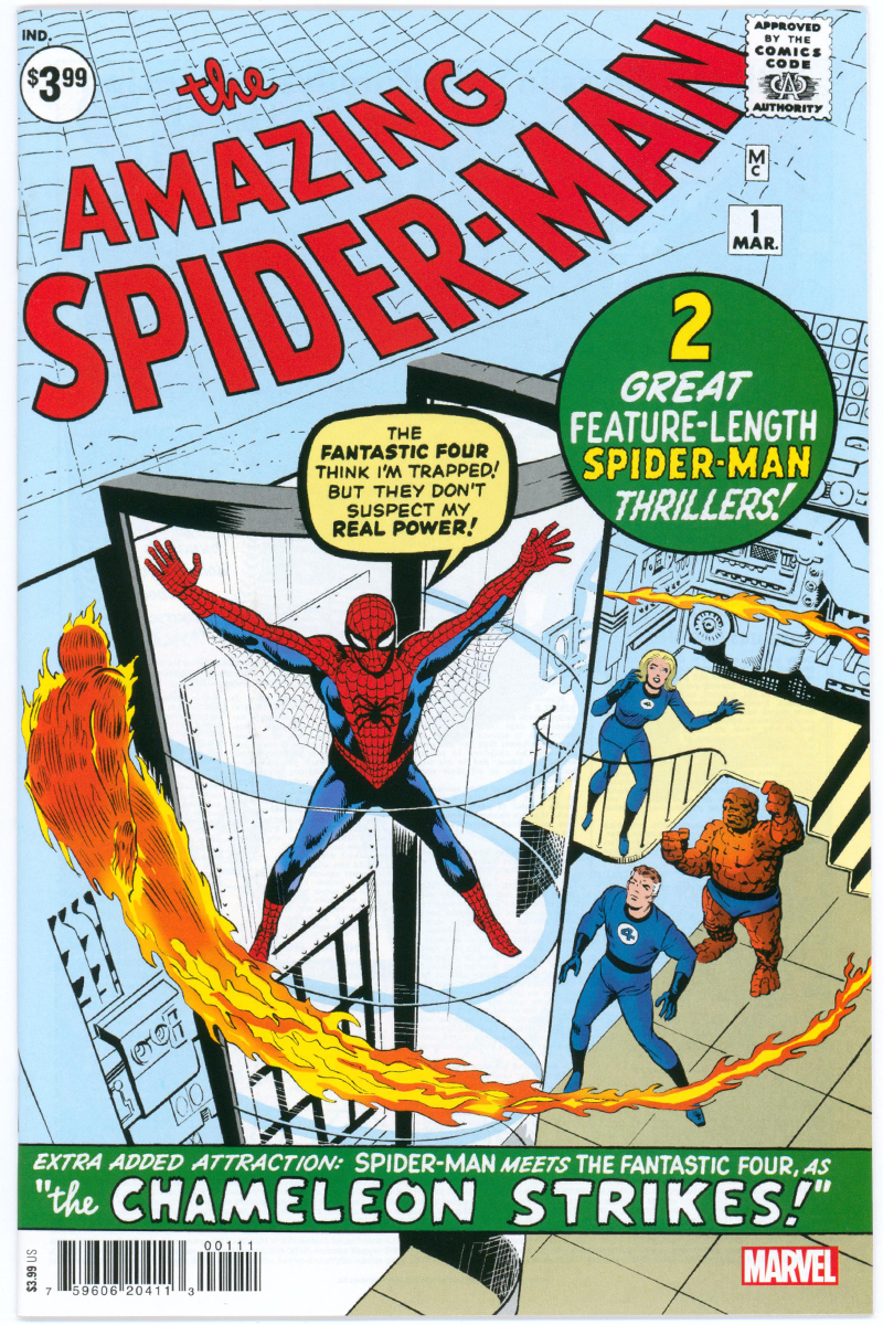 Amazing Spider-Man Vol 1. 001 - Facsimile Edition - 2022 VF-