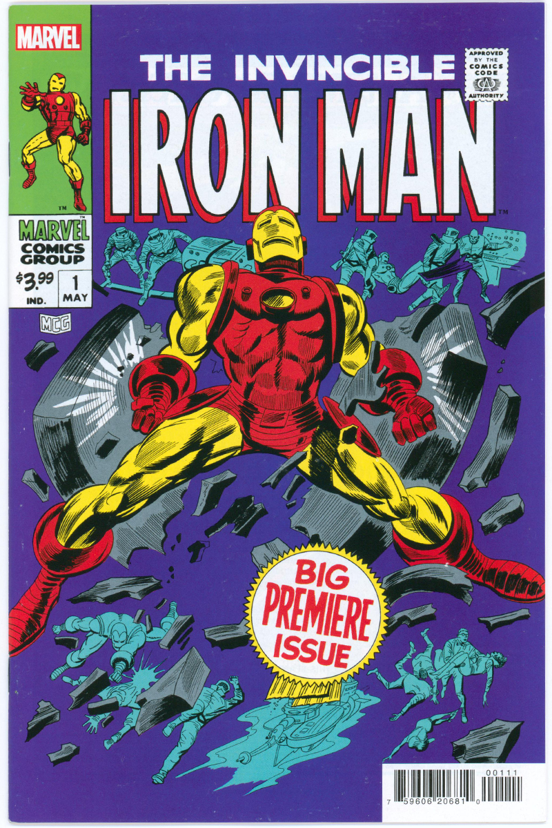 Iron Man Vol 1. 001 - Facsimile Edition - 2023 VF+