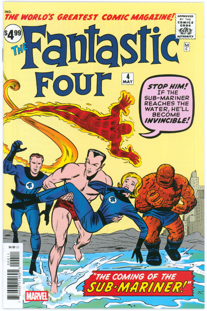 Fantastic Four 004 - Facsimile Edition - 2025 NM