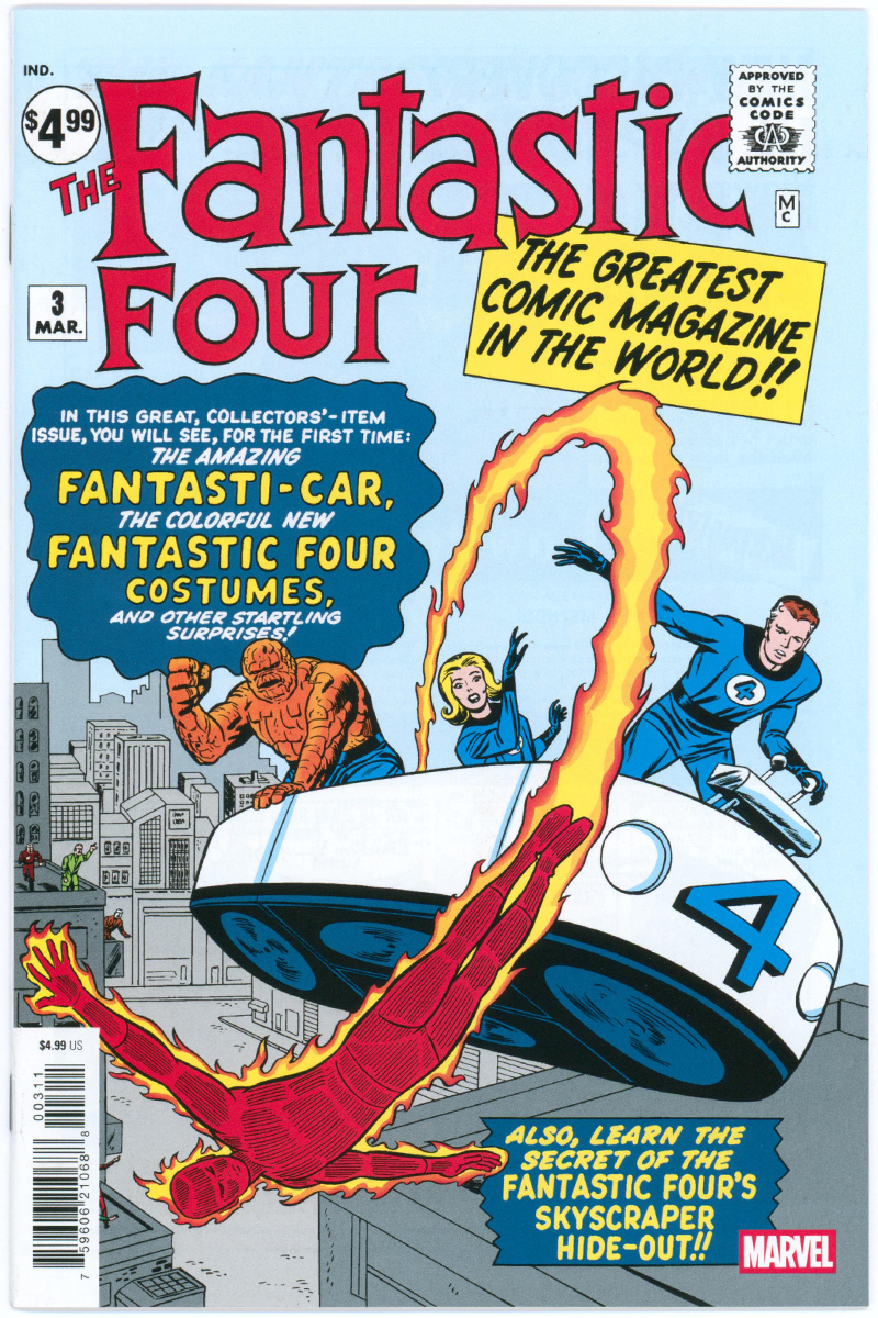 Fantastic Four 003 - Facsimile Edition - 2025 VF/NM