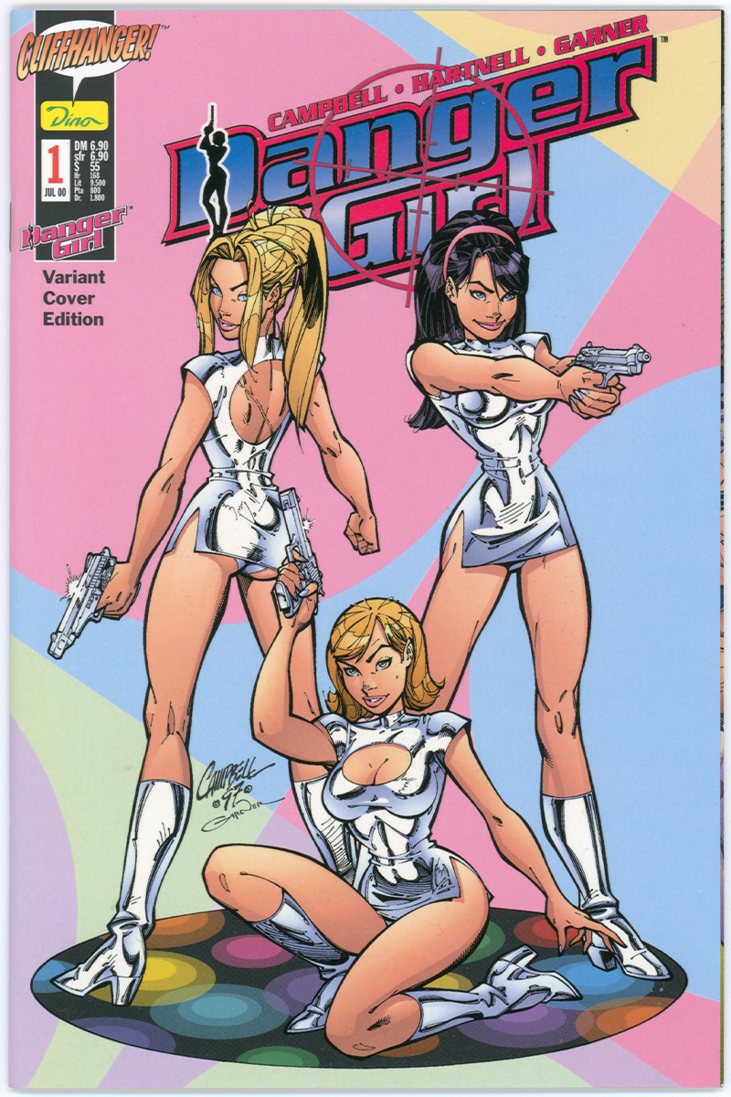 Danger Girl 01 - German Edition - J. Scott Campbell Variant - 2000 VF+