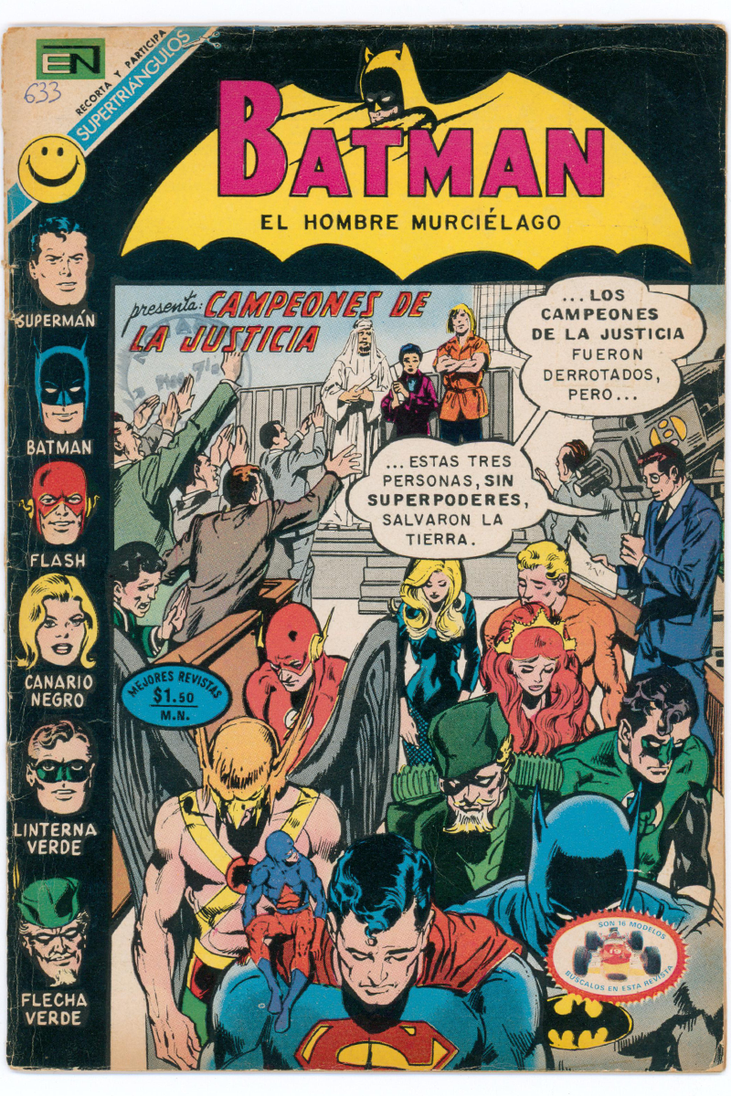 Justice League Of America 088 - Mexican Edition - 1972 VG+